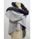 Signé Nature - cape - poncho - Dame - gris - taille unique