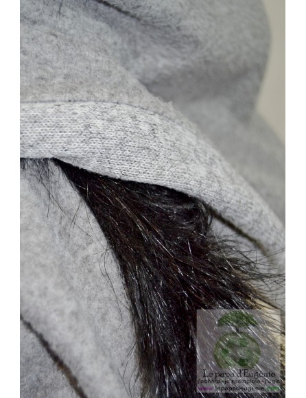 Signé Nature - cape - poncho - Dame - gris - taille unique