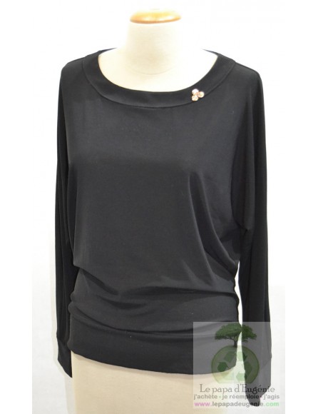 Signé Nature - blouse - Dame - noir - S-36 FR-T1