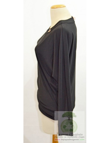 Signé Nature - blouse - Dame - noir - S-36 FR-T1