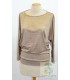 Amélie Amélie - blouse - Dame - or - XL-42 FR-T4