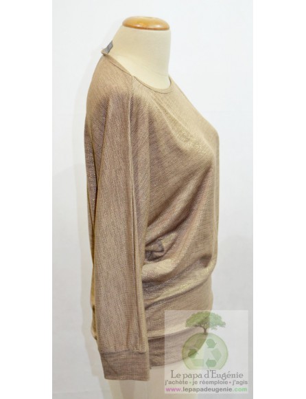 Amélie Amélie - blouse - Dame - or - XL-42 FR-T4
