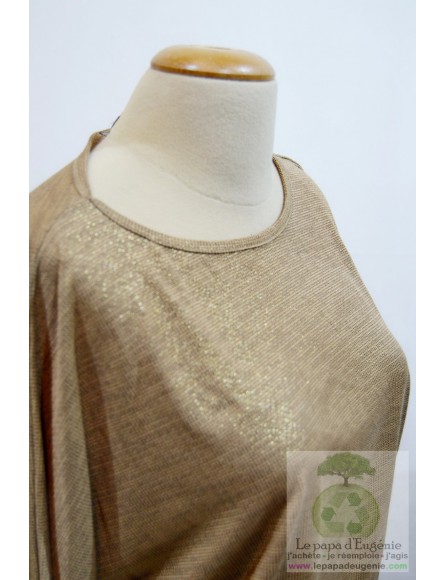 Amélie Amélie - blouse - Dame - or - XL-42 FR-T4