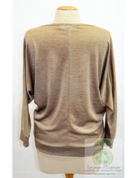 Amélie Amélie - blouse - Dame - or - XL-42 FR-T4