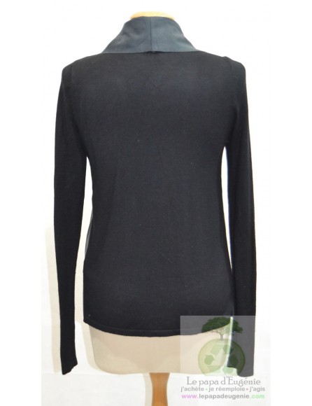 Stradivarius - cardigan - gilet mi-long - Dame - noir - S-36 FR-T1