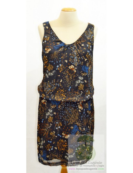 Sora - Jbc - robe mi-longue - Dame - noir - S-36 FR-T1