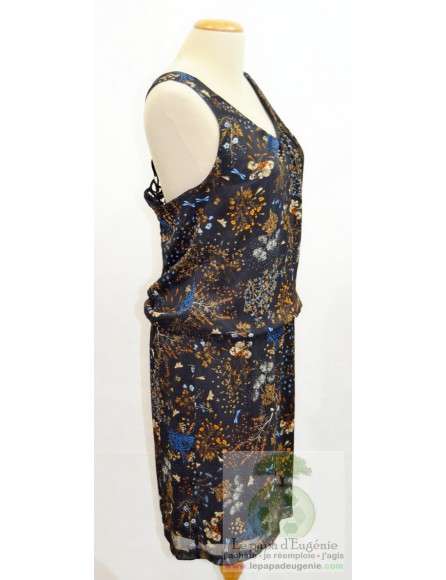 Sora - Jbc - robe mi-longue - Dame - noir - S-36 FR-T1
