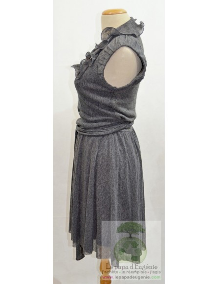 No-Nà - robe mi-longue - Dame - gris - M-38 FR-T2
