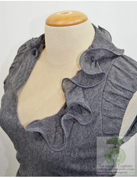 No-Nà - robe mi-longue - Dame - gris - M-38 FR-T2