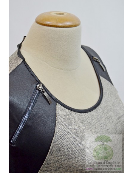 QH30 - Quinze Heure Trente - top - Dame - gris - M-38 FR-T2