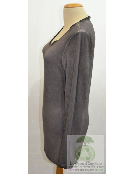 Simclan - t-shirt - Dame - brun-marron - M-38 FR-T2