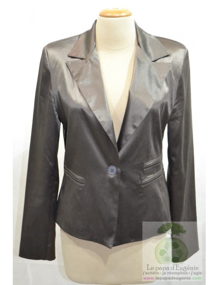 Amélie Amélie - veste blazer - Dame - brun-marron - L-40 FR-T3
