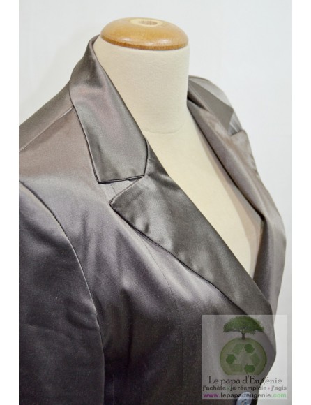 Amélie Amélie - veste blazer - Dame - brun-marron - L-40 FR-T3