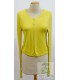 La fée maraboutée - cardigan - gilet - Dame - jaune - L-40 FR-T3