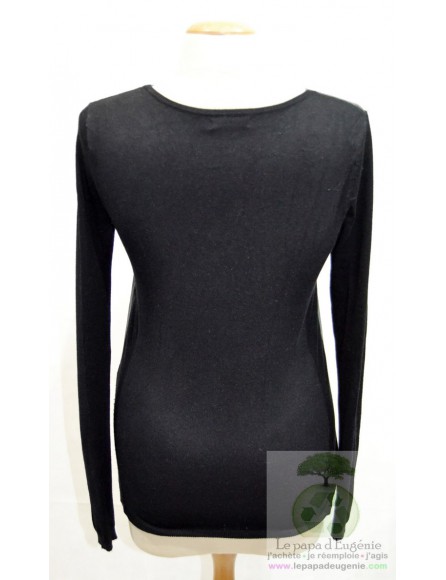 Stradivarius - top - Dame - noir - S-36 FR-T1