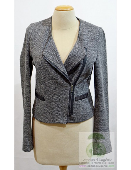 Signé Nature - veste blazer - Dame - gris - S-36 FR-T1