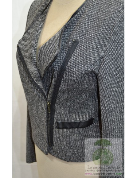 Signé Nature - veste blazer - Dame - gris - S-36 FR-T1