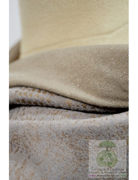 Miouco - foulard triangulaire réversible - Dame - gris - taille unique