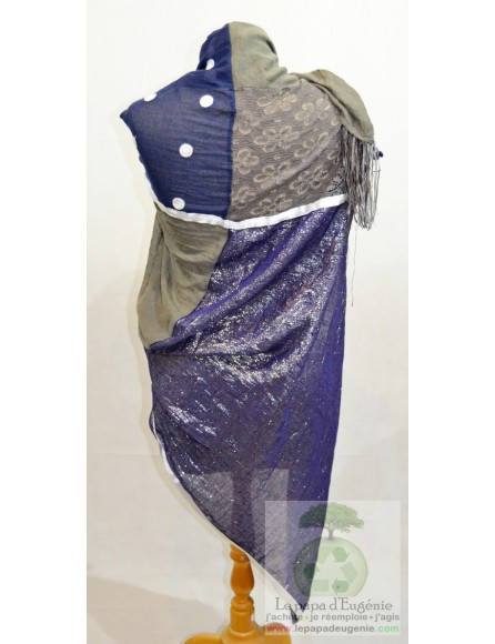 Shanna - foulard rectangulaire - Dame - kaki - taille unique
