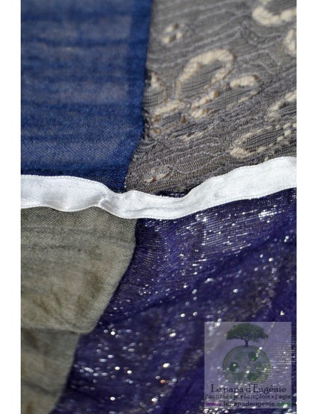 Shanna - foulard rectangulaire - Dame - kaki - taille unique
