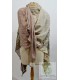 Mon'Isalizou - foulard rectangulaire - Dame - brun-marron - taille unique