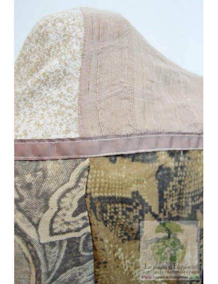 Mon'Isalizou - foulard rectangulaire - Dame - brun-marron - taille unique