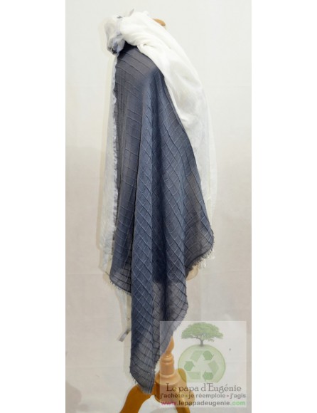 Mon'Isalizou - foulard rectangulaire - Dame - écru-ivoire - taille unique