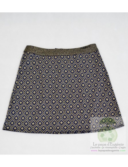 Jbc - jupe courte - mini-jupe - Dame - bleu - M-38 FR-T2