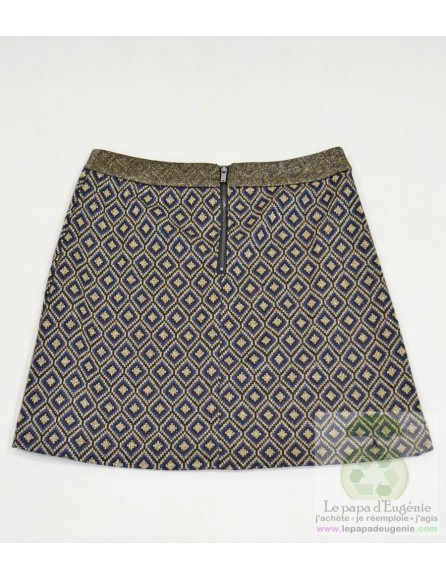 Jbc - jupe courte - mini-jupe - Dame - bleu - M-38 FR-T2