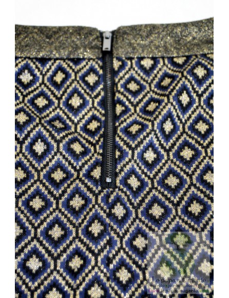 Jbc - jupe courte - mini-jupe - Dame - bleu - M-38 FR-T2