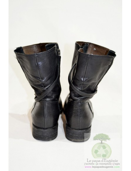 VIA VAI - chaussures-bottillons - Dame - noir - 39