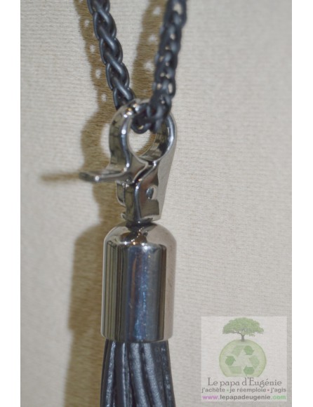 Inconnu - collier - chaine épaisse - Dame - noir - taille unique