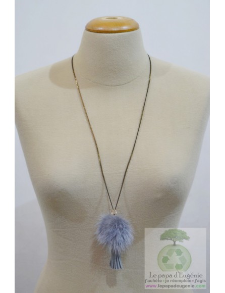 Inconnu - collier - chaine fine - Dame - gris - taille unique