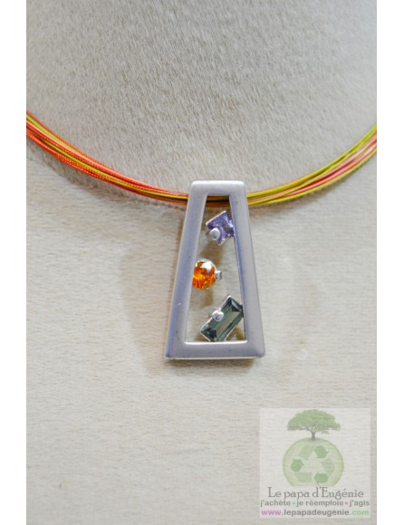 Inconnu - collier ras de cou - Dame - multicolore - taille unique