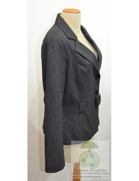 Cassis - veste blazer - Dame - gris - XL-42 FR-T4