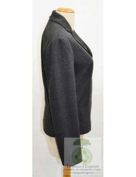 S.Oliver - veste blazer - Dame - gris - L-40 FR-T3