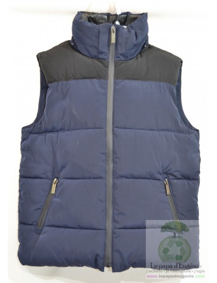 Massimo Dutti - veste doudoune - Garçon - bleu - 9A+