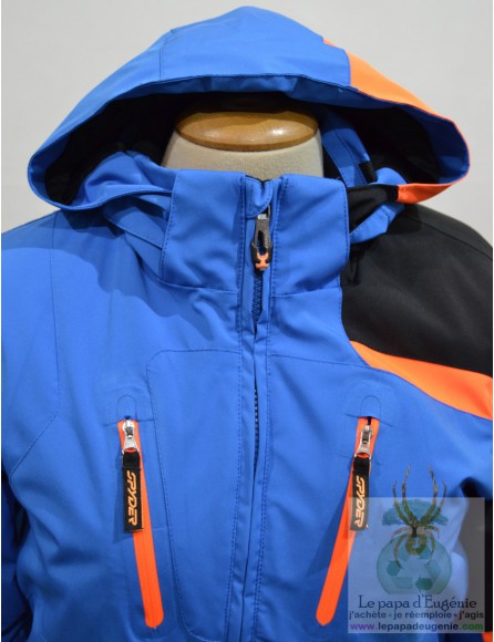 Spyder - veste de ski - Fille - bleu - 10A+