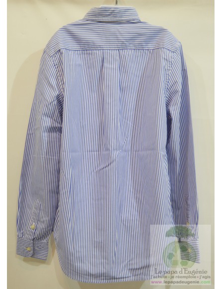 Ralph Lauren - chemise à lignes - Garçon - bleu - 14A