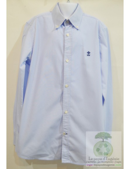 River Woods - chemise - Garçon - bleu - 12A