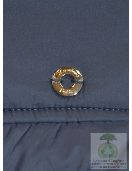 Massimo Dutti - veste doudoune - Fille - bleu - 9A+