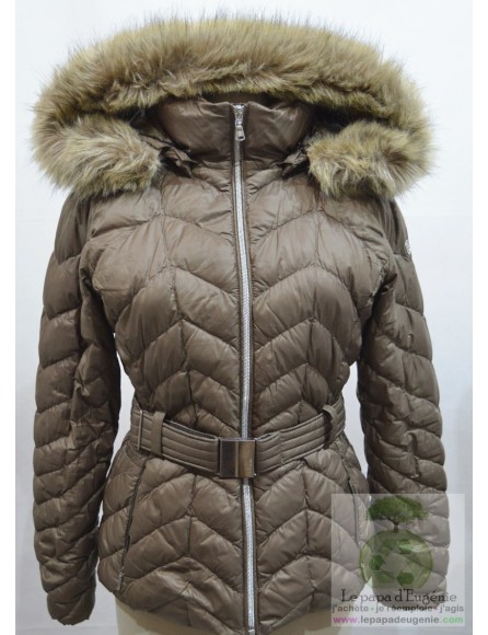 Poivre blanc - manteau doudoune - Fille - kaki - 14A