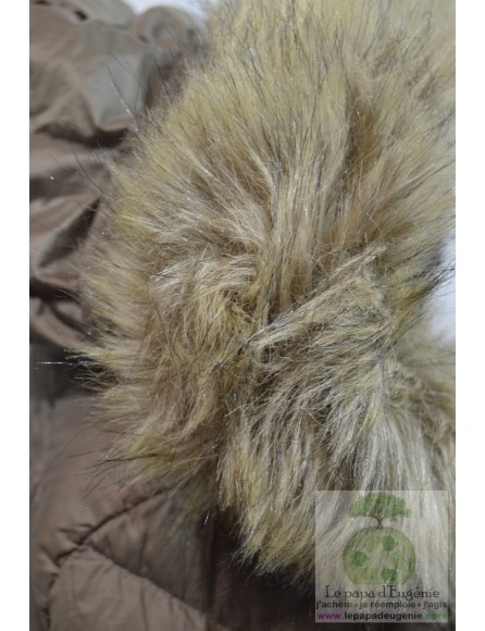 Poivre blanc - manteau doudoune - Fille - kaki - 14A
