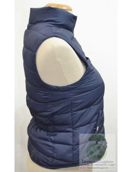 Massimo Dutti - veste doudoune - Fille - bleu - 9A+