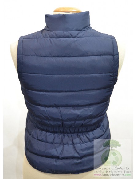 Massimo Dutti - veste doudoune - Fille - bleu - 9A+