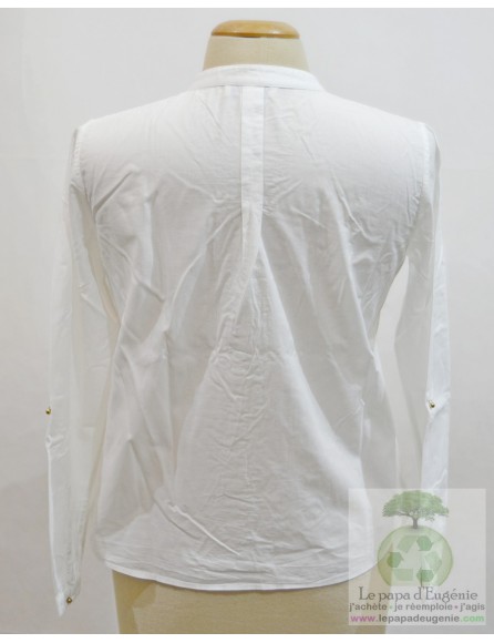 Massimo Dutti - chemisier - Fille - blanc - 11A+