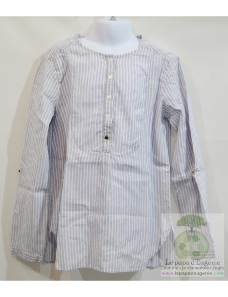Massimo Dutti - chemisier - Fille - gris - 9A+