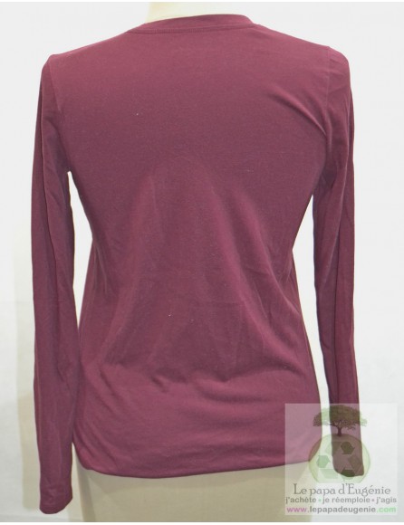 Abercrombie & Fitch - t-shirt - Fille - bordeau - 11A+