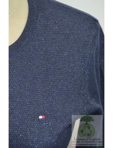 Tommy Hilfiger - cardigan - gilet court - Fille - bleu - 11A+