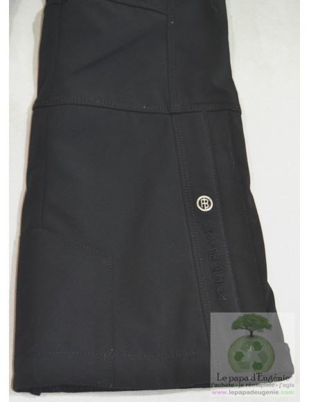 Poivre blanc - pantalon de ski - Fille - noir - 10A